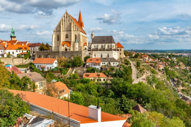 Çek Cumhuriyeti 'nin güzel tarihi kenti Znojmo, Avrupa