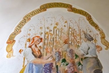 Maribor, Kale, Slovenya, 15 Aralık 2019 - Maribor Kalesi, Slovenya. Maribor kalesinin içi. Maribor, Slovenya 'nın Avrupa' daki ikinci büyük kentidir.