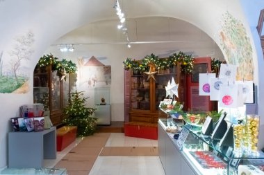 Maribor, Kale, Slovenya, 15 Aralık 2019 - Maribor Kalesi, Slovenya. Maribor kalesinin içi. Maribor, Slovenya 'nın Avrupa' daki ikinci büyük kentidir.