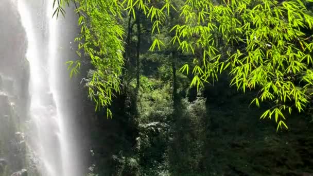 爱情瀑布- -越南老柴沙坝地区著名的瀑布,全Hd视频 — 图库视频影像