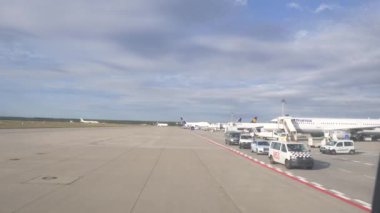 Lufthansa uçakları yere çakıldı. Frankfurt Uluslararası Havaalanı 29 Eylül 2019