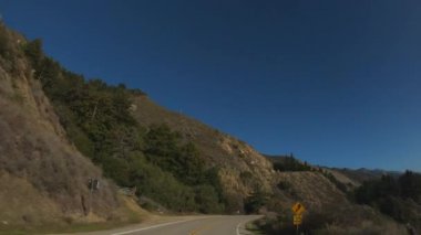 Big Sur California Cabrillo Otoyolu 1. Sahil Yolu, Pov Güney