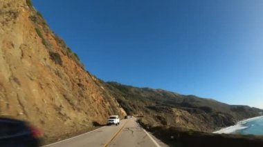 Big Sur California Cabrillo Otoyolu 1. Sahil Yolu, Pov Güney