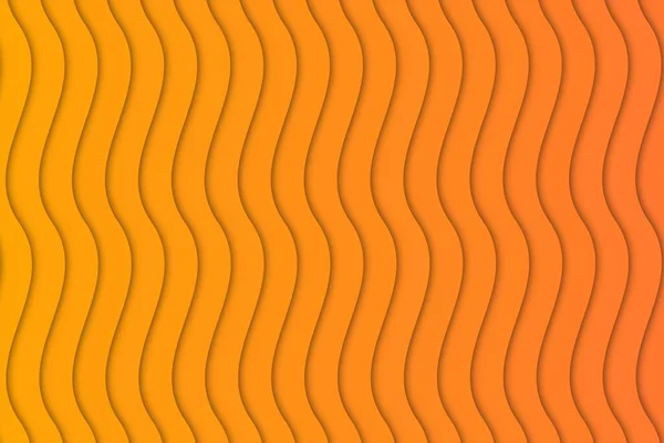 Onda naranja abstracto geométrico fondo vector ilustración, w — Vector de stock