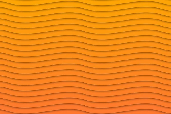 Onda naranja abstracto geométrico fondo vector ilustración, w — Vector de stock