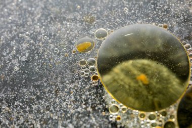 Renkli kabarcıklar makro arkaplan 50 megapiksel yüksek kalite 