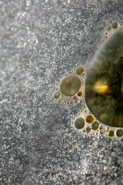 Renkli kabarcıklar makro arkaplan 50 megapiksel yüksek kalite 