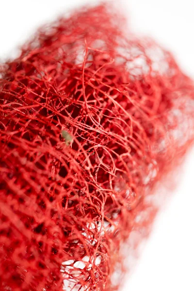 Червона квітка дивний тропічний квітковий фруктовий макрофон п'ятдесят — стокове фото