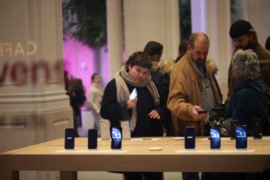 Amsterdam, Hollanda, 2 Aralık 2019 Merkez manzarası