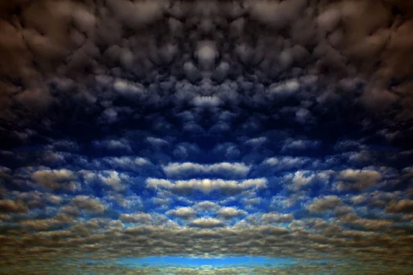 Double colorful psychedelic skies multiply edition background hi — 스톡 사진