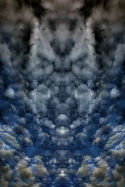 Подвійне барвисте психоделічне небо помножити фон видання привіт — стокове фото