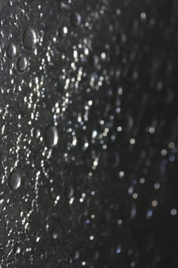 Su kabarcıkları makro soyut banyo penceresi yüksek kaliteli arka plan