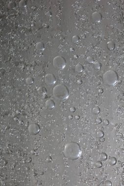 Su kabarcıkları makro soyut banyo penceresi yüksek kaliteli arka plan