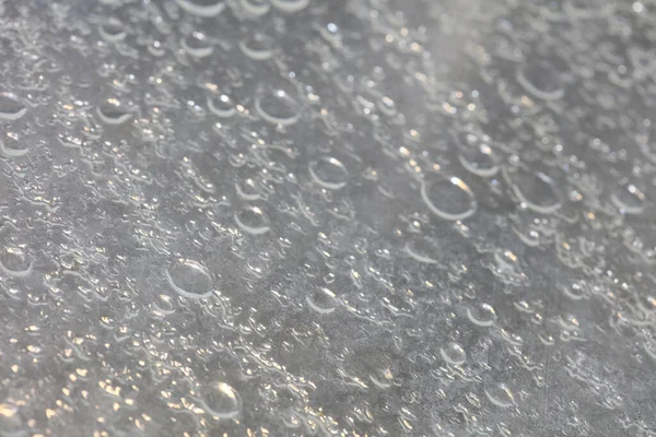 Bulles d'eau macro abstraite fenêtre de salle de bains backgr de haute qualité — Photo