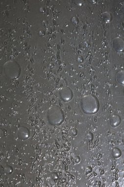 Su kabarcıkları makro soyut banyo penceresi yüksek kaliteli arka plan