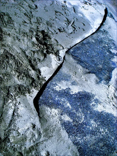 На скелях триптих психоделічний макроабстрактний фон — стокове фото