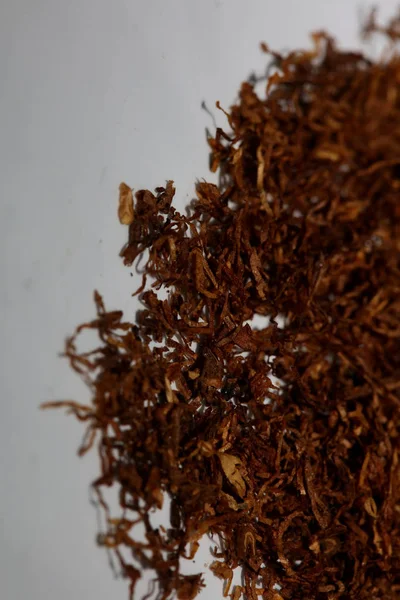 Rolamento de tabaco folhas macro fundo cinquenta megapixels impressões — Fotografia de Stock