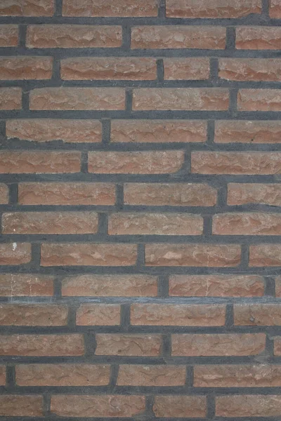 Rode Baksteen Oude Duitse Muur Macro Achtergrond Stock Foto Van — Stockfoto