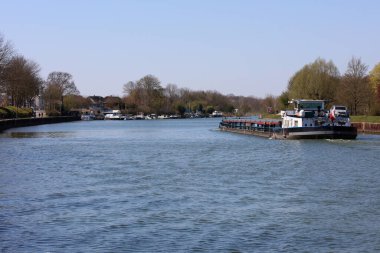 Dorsten, Almanya, 6 Nisan 2020 Corona virüsü yüksek kaliteli arka plan baskılı şehir aktivitesi