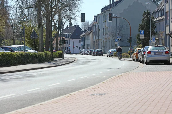 Dorsten Německo Pondělí Dubna 2020 Městská Aktivita Koronovým Virem Vysoce — Stock fotografie