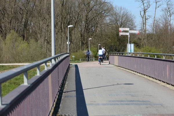 Дорстен Германия Понедельник Апреля 2020 Городская Активность Высококачественными Фоновыми Принтами — стоковое фото