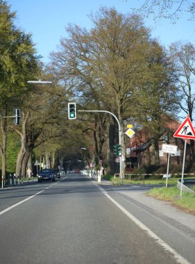 Dorsten 'dan Haltern' e giderken Kuzey Almanya 'nın arka plan izlerini gördüm.