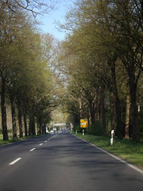 Dorsten 'dan Haltern' e giderken Kuzey Almanya 'nın arka plan izlerini gördüm.