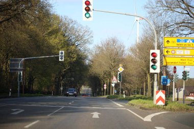 Dorsten 'dan Haltern' e giderken Kuzey Almanya 'nın arka plan izlerini gördüm.