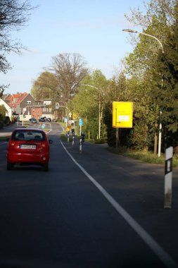 Dorsten 'dan Haltern' e giderken Kuzey Almanya 'nın arka plan izlerini gördüm.