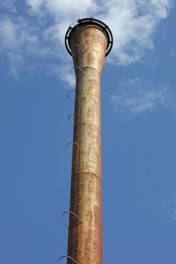 Terk edilmiş eski sanayi bölgesi manzara parkı Duisburg yüksek kaliteli arka plan baskısı