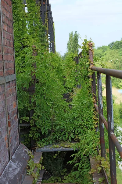 Verlassenes Industriegebiet Altes Fabrikgelände Landschaftpark Duisburg Nord Hochwertiger Hintergrunddruck — Stockfoto