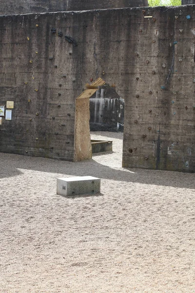 Verlassenes Industriegebiet Altes Fabrikgelände Landschaftpark Duisburg Nord Hochwertiger Hintergrunddruck — Stockfoto