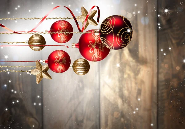 Kerstdecoratie Viering Concept Decoratie Bal — Stockfoto