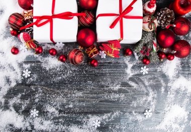 Süslemeli Noel arkaplanı