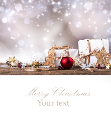 Süslemeli Noel arkaplanı