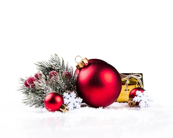 クリスマス装飾 お祝いのコンセプトです 飾り玉 ロイヤリティフリーのストック画像