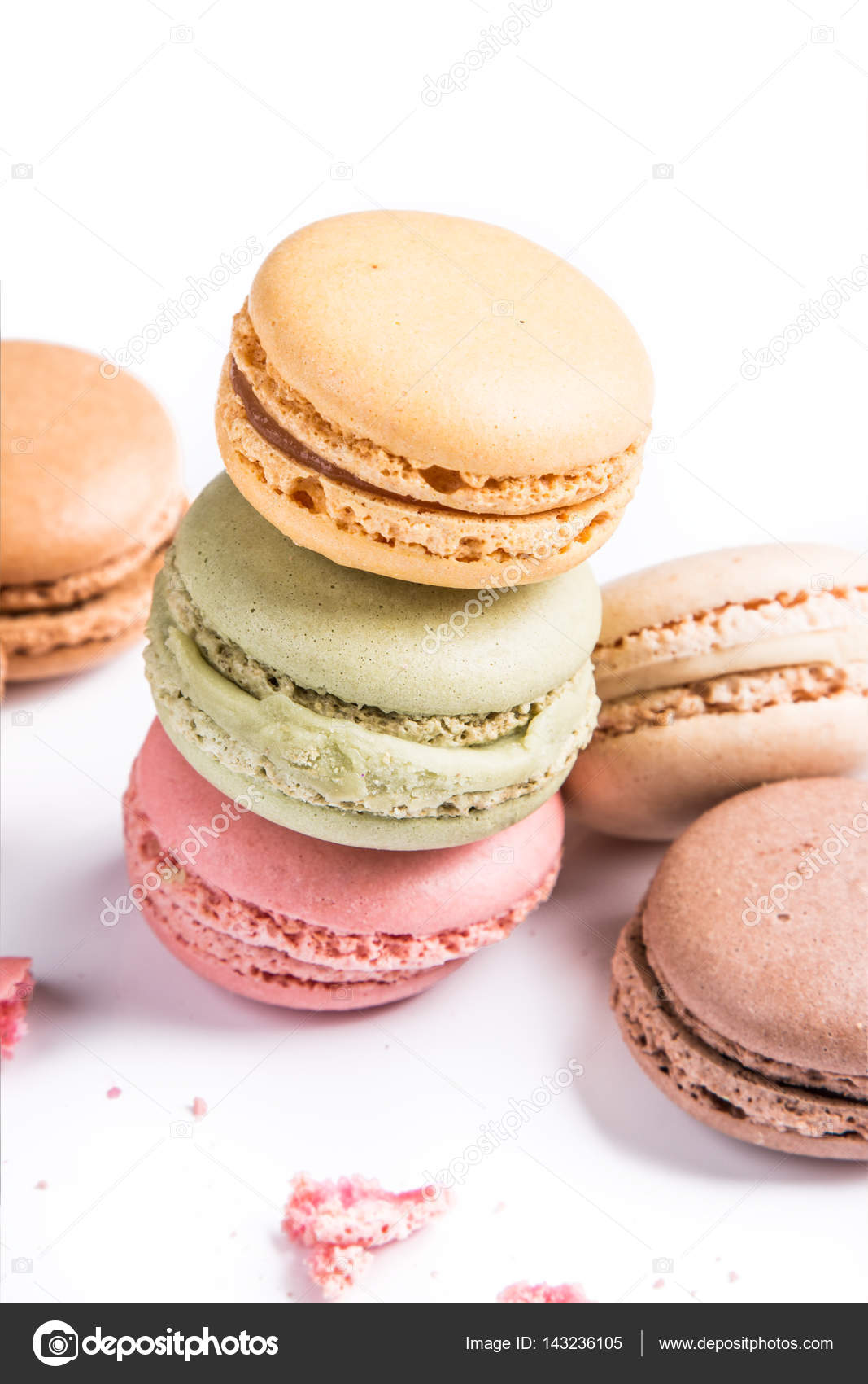 Imágenes de Dulces macarrones francés delicadeza libres de derechos |  DepositPhotos, image size:1067x1700