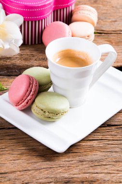 Bir Fransız tatlı lezzet, bademli kurabiye