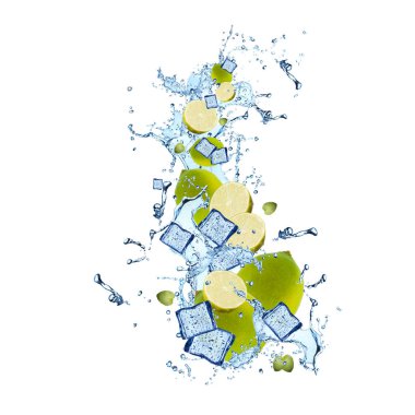 Su sıçrama meyve ile