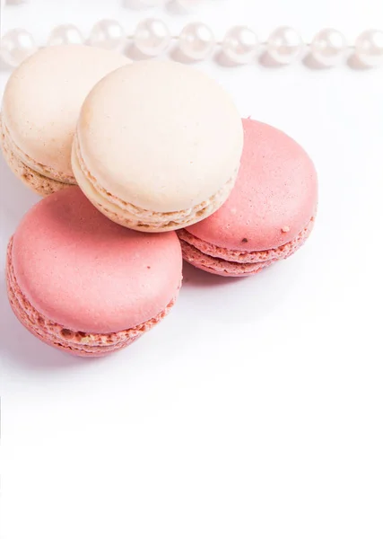 A french sweet delicacy, macaroons — Stock Photo, Image