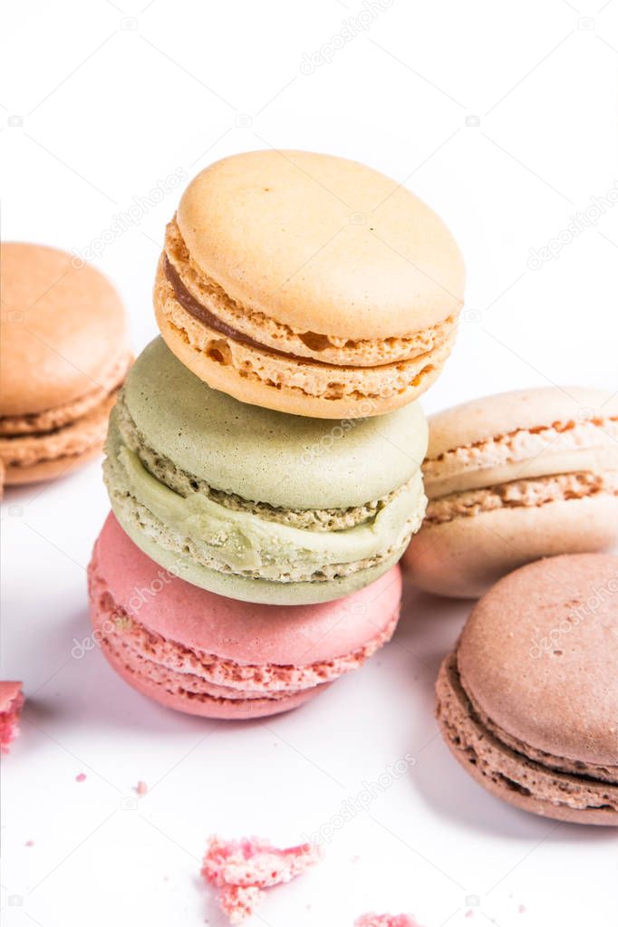 A french sweet delicacy, macaroons