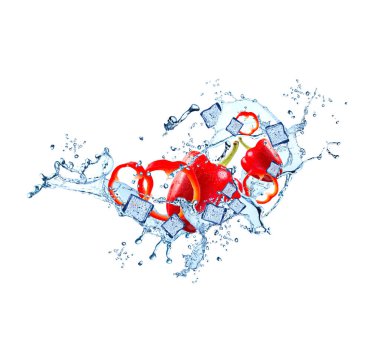 Su sıçrama biber ile