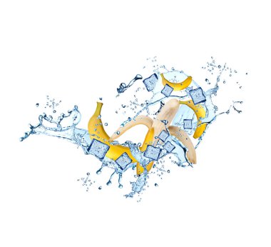 Su sıçrama muz ile 