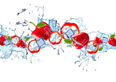 Su sıçrama biber ile