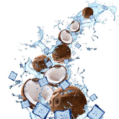 Su sıçrama meyve ile