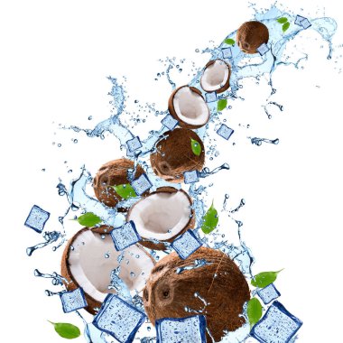 Su sıçrama meyve ile