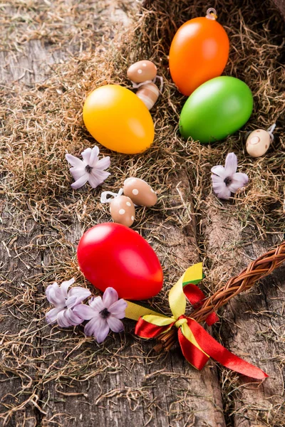 Concetto pasquale su tavola — Foto Stock