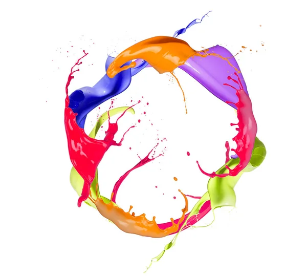 Salpicadura Color Movimiento Abstracto — Foto de Stock