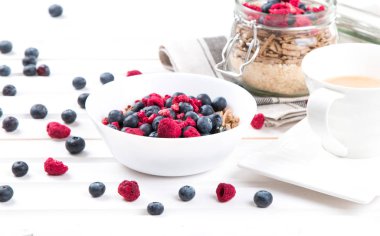 metin alanı üst görünümü ile sağlıklı kahvaltı