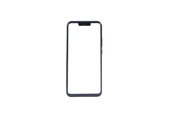 Beyaz arkaplanda akıllı telefon